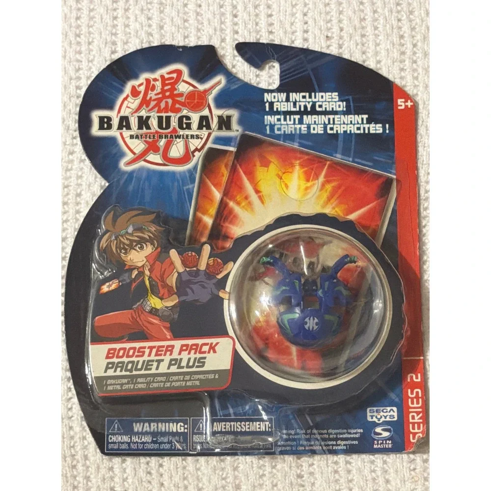 Bakugan‎ Battle Brawlers Booster Pack Series 2 With Metal Gate Card Blue Falcon